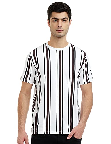Image of Parx Men's Print Regular Fit T-Shirt