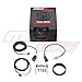 MaxTow Double Vision 260F Transmission Temperature Gauge Kit - Includes 1/8-27 NPT Electronic Sensor & Wiring - Black Dial - Green LED Lighting - Analog & Digital Readouts - for Trucks - 2-1/16