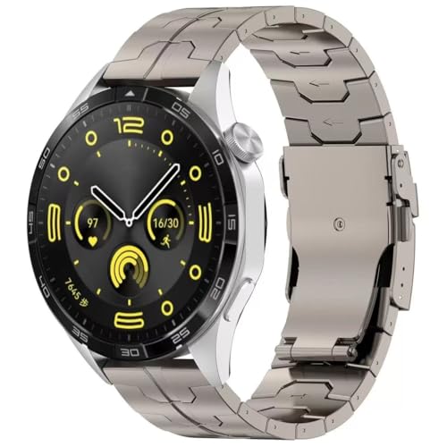 synsing Titanium Watch Metal Strap Compatible with Huawei Watch GT6/GT6 Pro/GT5 46mm, 22mm Metal Band for Huawei GT4/3 46mm/ 3 Pro 46mm,GT 2e/Active/Classic/2 Pro/46mm/Sport/Elegant
