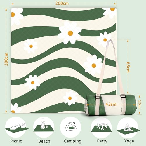 Couverture de plage imperméable lavable pour ne plus être mouillé au sol - 3