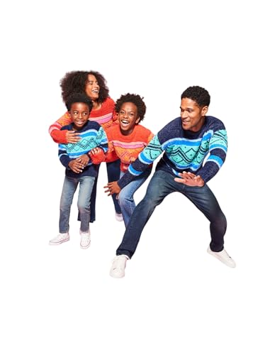 Holiday Lane Men's Fair Isle Crewneck Long-Sleeve Sweater4