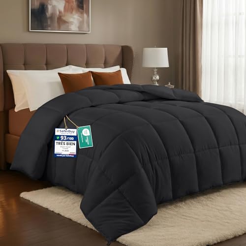 Utopia Bedding Couette 135 x 200 cm, Couette légère avec Rembourrage en Polyester pour 4 Saisons, Microfibre 1 Personne (Gris)