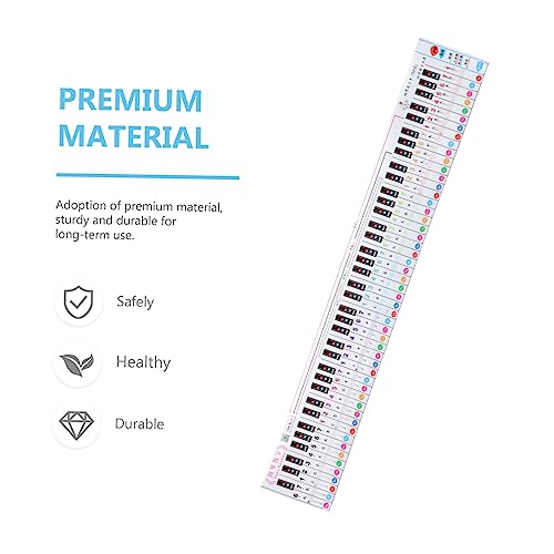 Toyvian 88 Handroll Papier De Pratique Piano Doigté Tableau Comparatif Piano Doigté Tableau De Pratique Piano Clavier Autocollant Claviers Piano Clavier Papier D’Enseignement Portable - Les Beatles, Paul McCartney, John Lennon, RIngo Starr, George Harrison Toyvian 88 Handroll Papier De Pratique Piano Doigté Tableau Comparatif Piano Doigté Tableau De Pratique Piano Clavier Autocollant Claviers Piano Clavier Papier D'Enseignement Portable – Image 8