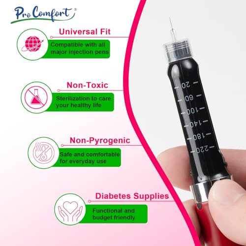image for Pro Comfort Insulin Pen Needles 31G 8mm (5/16