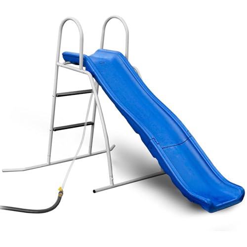 6' Water Wave Slide with 6' Sliding Tarp for Backyard Fun. Easy Assembly, Free Standing Slide with...