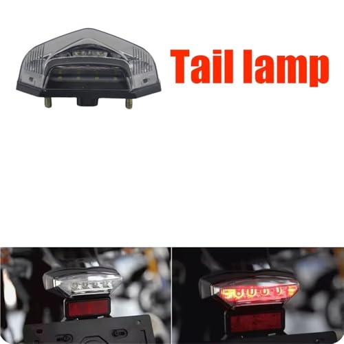 Luz trasera de motocicleta para rutas en S1000XR y G310R con freno integrado 2