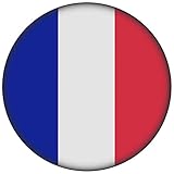 ferienwohnung direkt frankreich atlantik - Hochwertiger Button FanShirts4u Button/Badge/Pin - I Love FRANKREICH Fahne Flagge FRANCE (Frankreich/Flagge)
