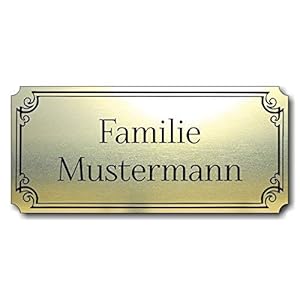 Binoa Türschild 70-300-008 Gold Acryl