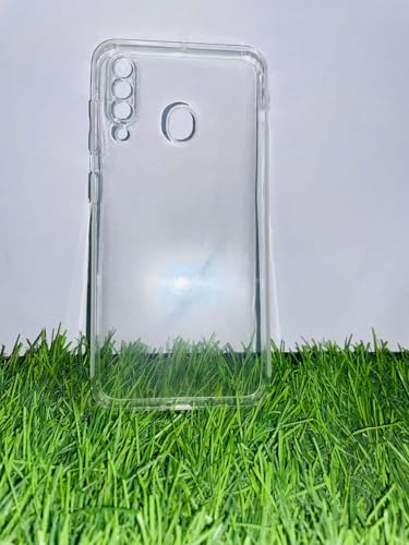 Image of COVERBLACK Soft Rubber Silicon Clear Back Cover Compatible Model for Samsung Galaxy M40 - Transparent