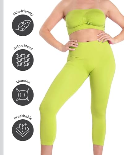 Image of SlimMe High Waisted Shapewear Leggings, Tummy Control Compression