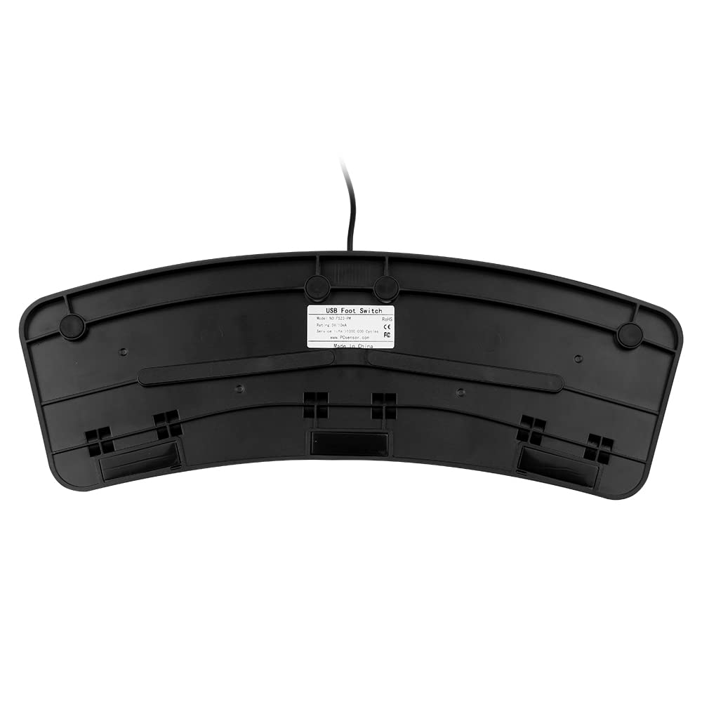 PETA PETAL PIT, FS23-PM, Pedal de Interruptor de Pie Triple USB, Personalice el Atajo Pedal del Pie del Pie, Pedal de Teclado Mecánico, para la Adquisición de Imágenes de la