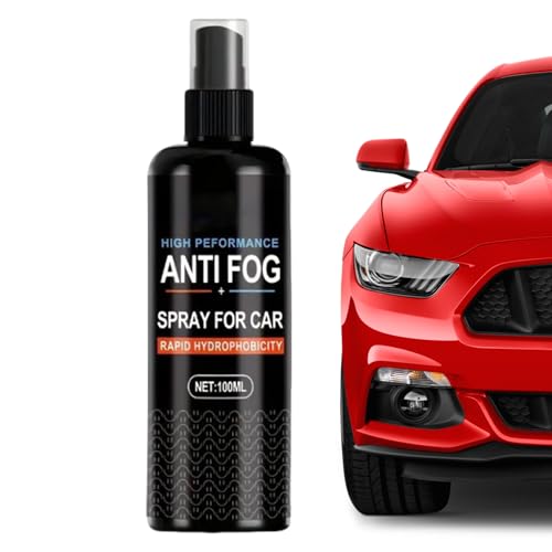 Spray Antivaho para Espejos de Baño,100ml Agente Antivaho Para Luna Con Toalla | y Resistente a la Lluvia Para Espejos Ventanillas Interior y Exterior