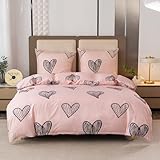 Cotton Market Juego de ropa de cama de 3 piezas, agradable al tacto