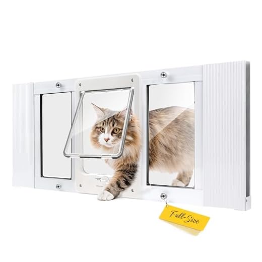Adjustable Aluminum Window Cat Door