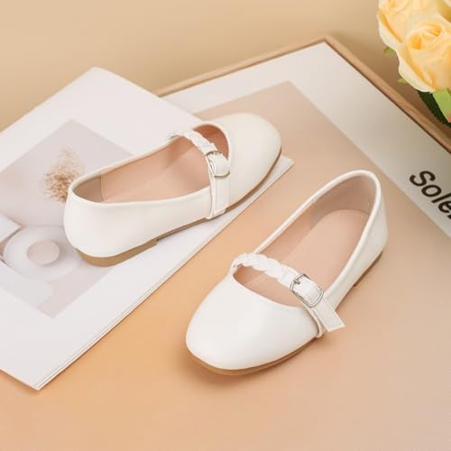 Little Girls Casual Slip on Ballet Flats Ballerina Mary Jane Princess Dress Shoes for Wedding, Party, School4