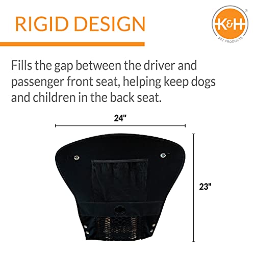 K&H Pet Products Dog Car Net Pet Travel Safety Barrier Auto Safety Organizer with Mesh for Cars and SUV’s, Car Divider for Safe Driving – Black 23 X 24 Inches K&H Pet Products Dog Car Net Pet Travel Safety Barrier Auto Safety Organizer with Mesh for Cars and SUV’s, Car Divider for Safe Driving – Black 23 X 24 Inches