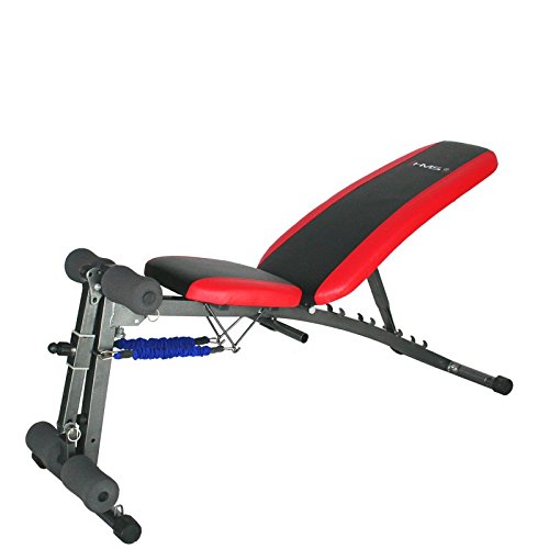 Banc de Musculation L8320 HMS Réglable avec Extenseurs Exercice Gym Home – Image 3