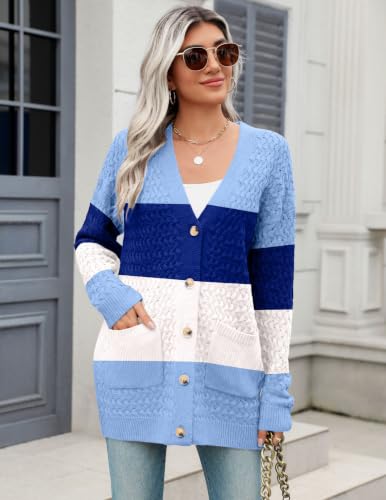 Image of Zeagoo Cardigan Sweaters for Women Long Sleeve Fall Clothes Button Down Top