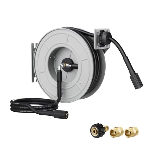 Giraffe Tools 65ft Pressure Washer Hose Reel