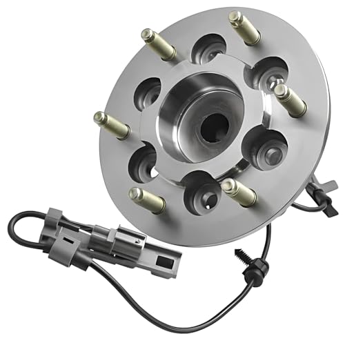 Image of Detroit Axle - 2WD Front Wheel Bearing Hubs for 2004-2008 Chevrolet Colorado GMC Canyon Isuzu i-370, Wheel Bearing Hubs Assembly Set 2005 2006 2007 Replacement Pair Hubs