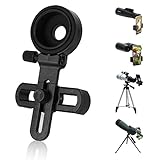 Photoadapter für Teleskope, Universelle Smartphone Fast Photography Mount, Kompatibel mit Monokulare Spektive Teleskope Ferngläser Mikroskope für iPhone