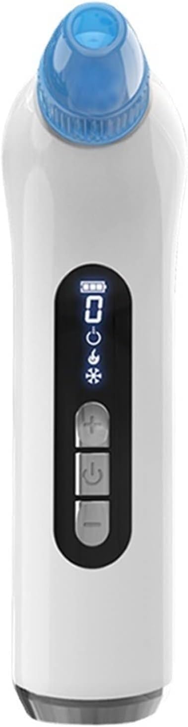 Aspiradora de poros for Eliminar Puntos Negros, Dispositivo embellecedor de Puntos Negros, Limpieza Profunda sin dañar la Piel, 4 sondas, Recargable por USB, con Pantalla LED