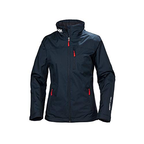 Helly Hansen Mujer Chaqueta Crew Midlayer, XS, Azul marino