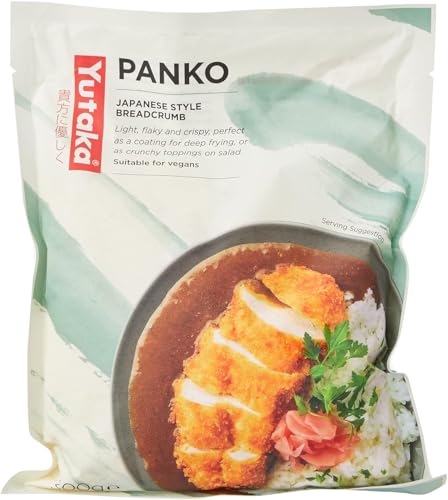 Yutaka - Panko Bread Crumbs 300g Japanese-Style 6mm Flaky Breadcrumbs for Crispy Coating Deep Frying Air Frying & Crunchy Toppings Vegan-Friendly Light & Airy Texture - Versatile Recipe Use