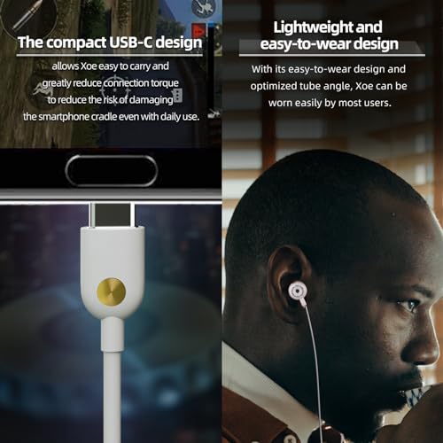 Image of HiBy Digital XOE - DLC Dynamic HiFi Earphones with USB C dac White