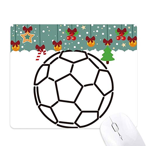 Alfombrilla de goma de Navidad ideal para decorar el cuarto de juegos de fútbol