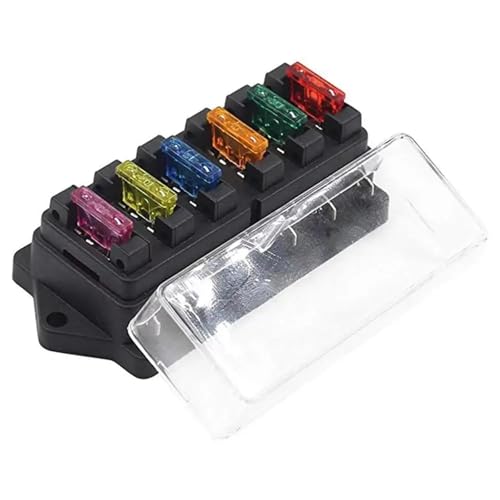 Bloc de fusibles 6 voies DC 12V 24V à haute conductivité pour remorque