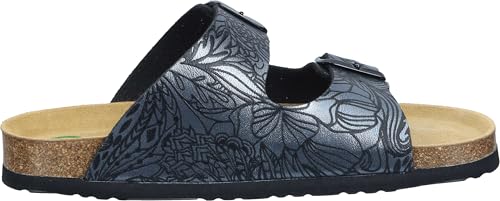 Women's Mule Loafer, Silver, 104