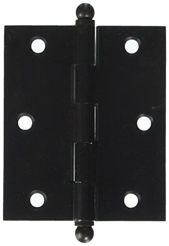 Deltana Ch3025U10B Solid Brass 3-Inch X 2-1/2-Inch Cabinet Hinge With Ball Tips #TOP9