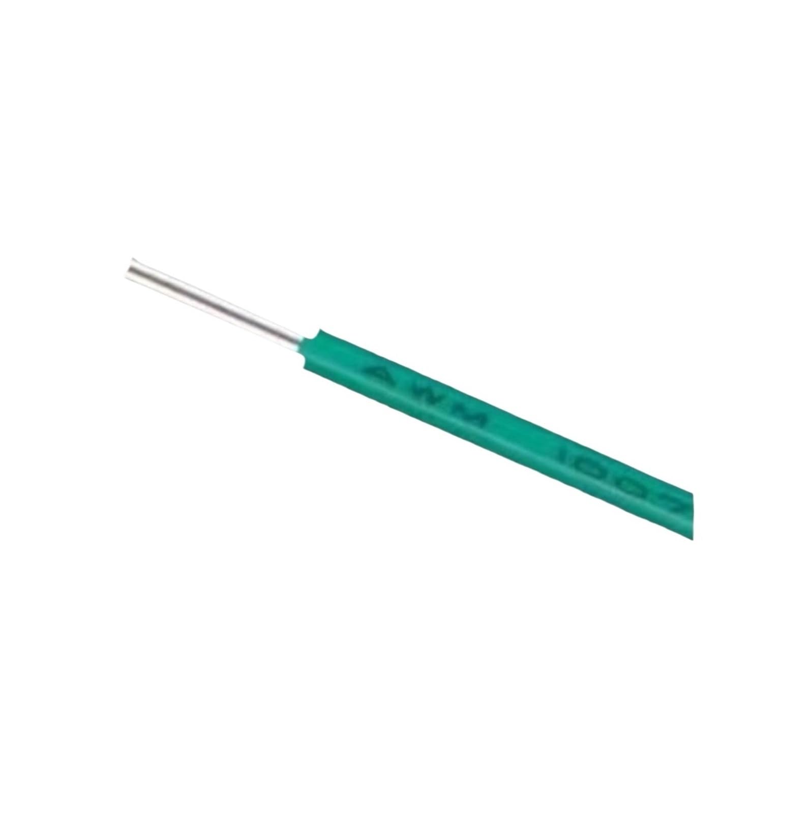 Cable Electrónico UL1007 De 10m, Núcleo Único AWG 26 24 22 20 18 16 14, Equipo Línea, Aislamiento PVC, Cobre Estañado(Green,10m 14AWG)