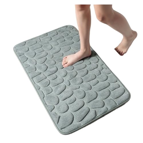 Tappetino da bagno antiscivolo in memory foam, lavabile in lavatrice, morbido tappeto da bagno per casa, soggiorno e doccia – Comfort & Sle combinato