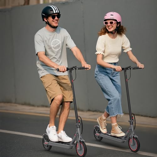 Image of WERHY 8.5'' Electric Scooter, 350W Powerful Motor & 19MPH Top Speed, 23 Miles Long Range, Folding E Scooter with Dual Braking for Teens and Adults