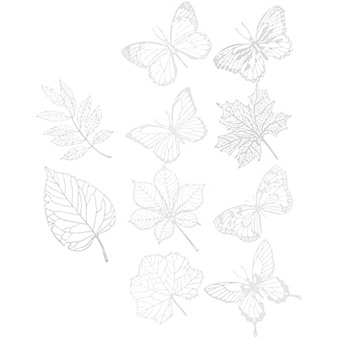 VICASKY DIY Cyanotype Paper Cyanotype Printing kit Cyanotype Printing Stencils Butterfly Stencils Stencils Set: 10pcs Cover