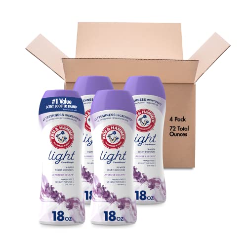 Image of Arm & Hammer Light In-Wash Scent Booster Lavender Escape 18oz (Pack of 4)