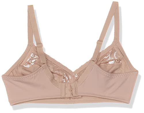 Image of Triumph Delicate Doreen Non Wired Non Padded Big Cup Bra Wireless Full Coverage Lace Everyday Women Bra Retro Support Wide Straps High Center Bridge Lingerie Pack of 1