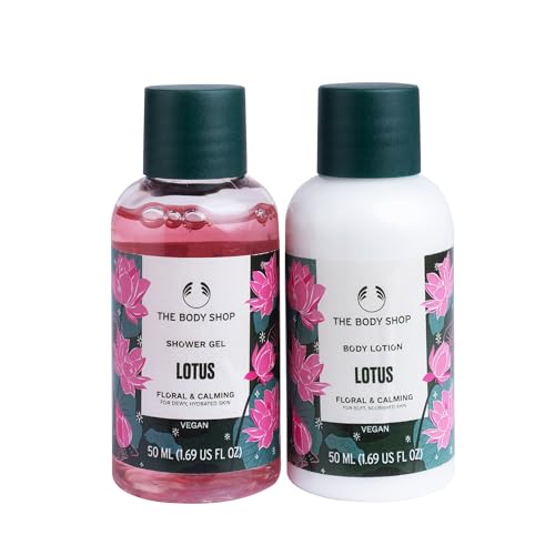 Image of The Body Shop Lotus Shower Gel & Body Lotion Gift Set