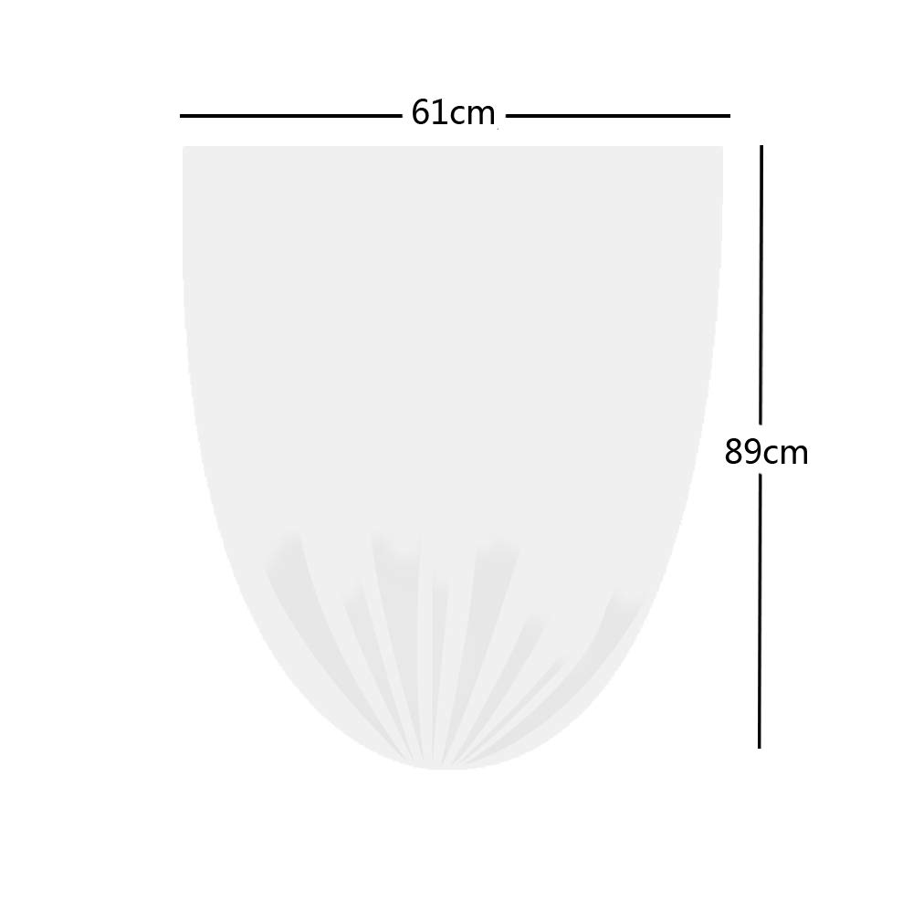Cadine MüLlbeutel 50 Liter, Transparent MüLlsäCke FüR Die KüChe, 100 StüCK