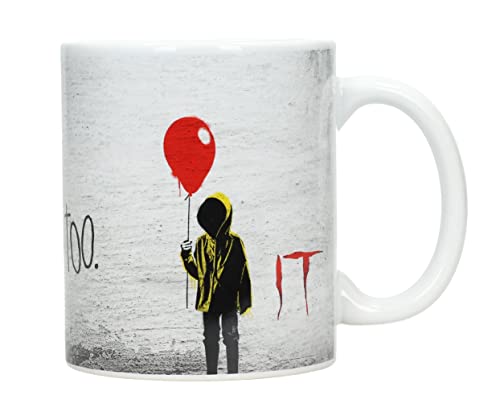 Dirac Taza You'Ll Float Too Ceramic Mug It Official Merchandising Tazze Da Colazione.,