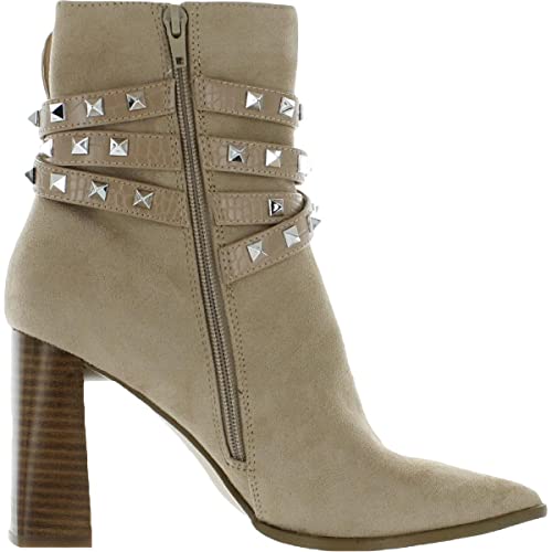 Steve Madden Womens Scandal Studded Zip Up Ankle Boots4