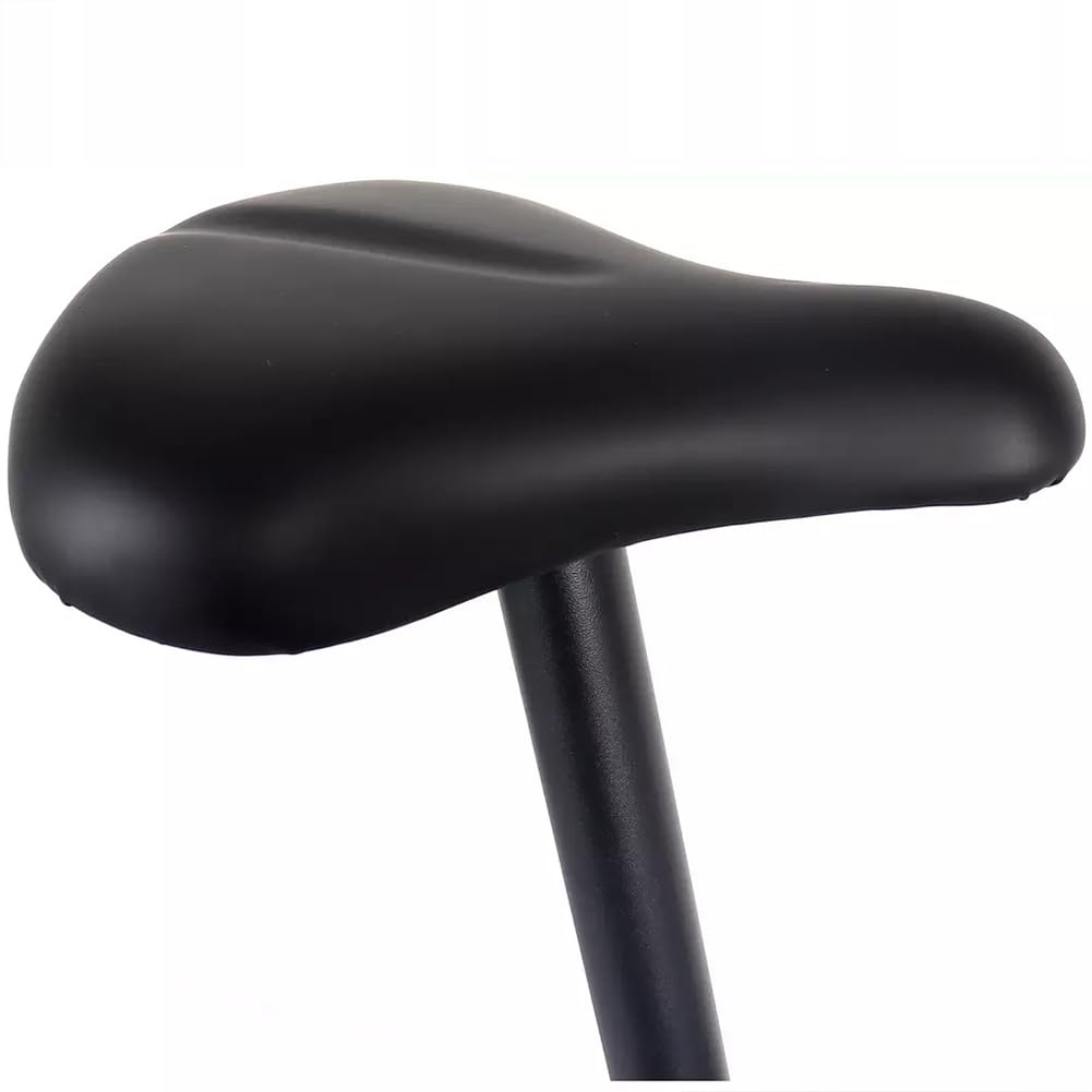 BAKAJI Cyclette per Fitness da Casa con Manico Alto e Sedile Regolabile, Bici da Palestra, Spinning Bike Verticale con Display LCD e Sensori Cardiaci e Calorie per Allenamento Gambe, Pancia, Cardio
