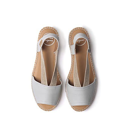 Image of Toni Pons - ETNA - Flat leather sandal with elastics