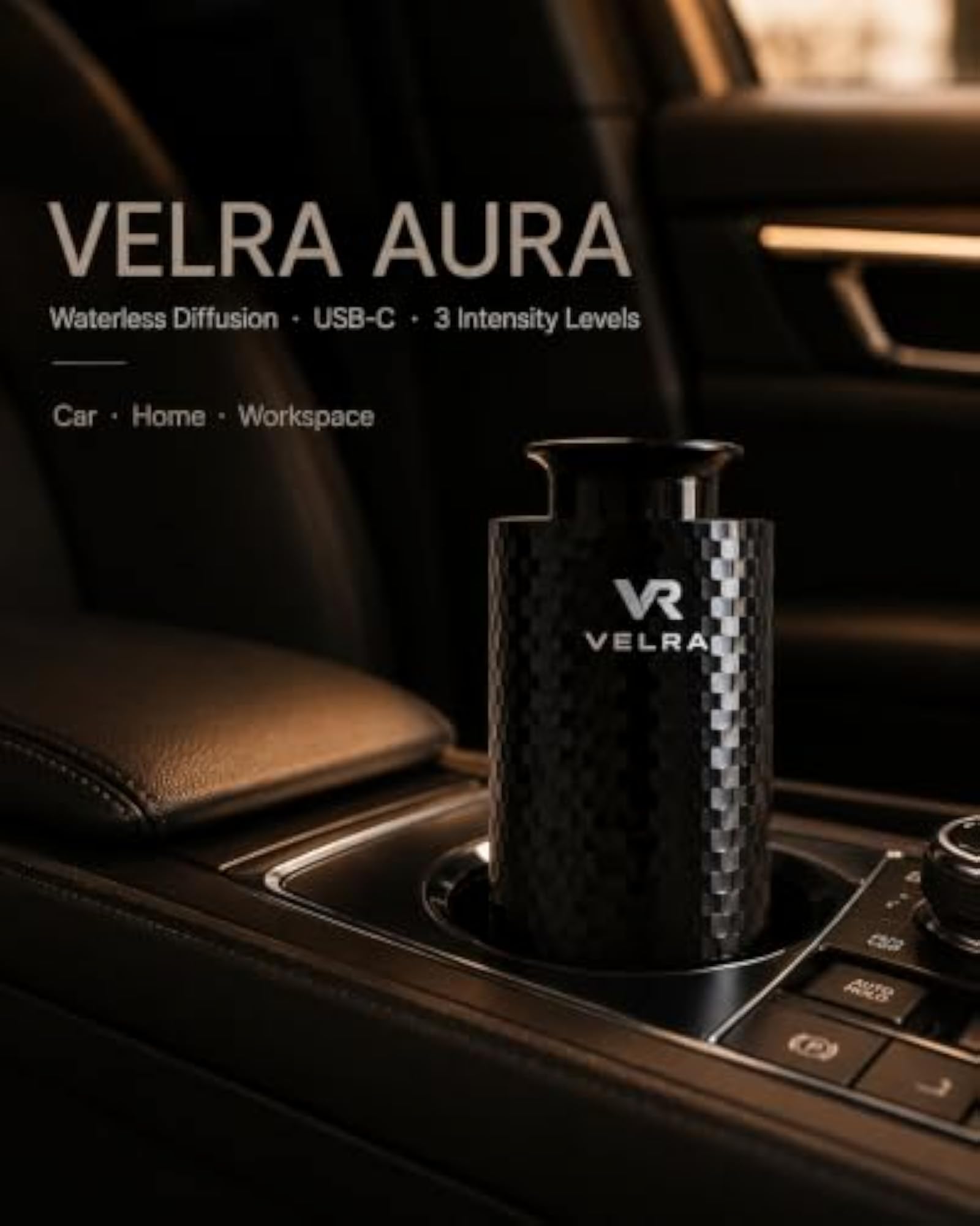 Aura Portable Fragrance Diffuser, USB-C Rechargeable