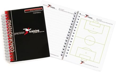 Precision Football Professional Coaches A6 Notepad Planner Pack of 6
