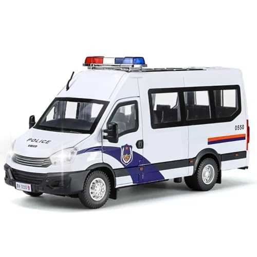 Image of 1:24 Scale Exclusive Alloy Metal Pull Back Die-cast Car Model with Sound Light Mini Auto Toy for Kids Metal Model Toy Car with Sound and Light (White)