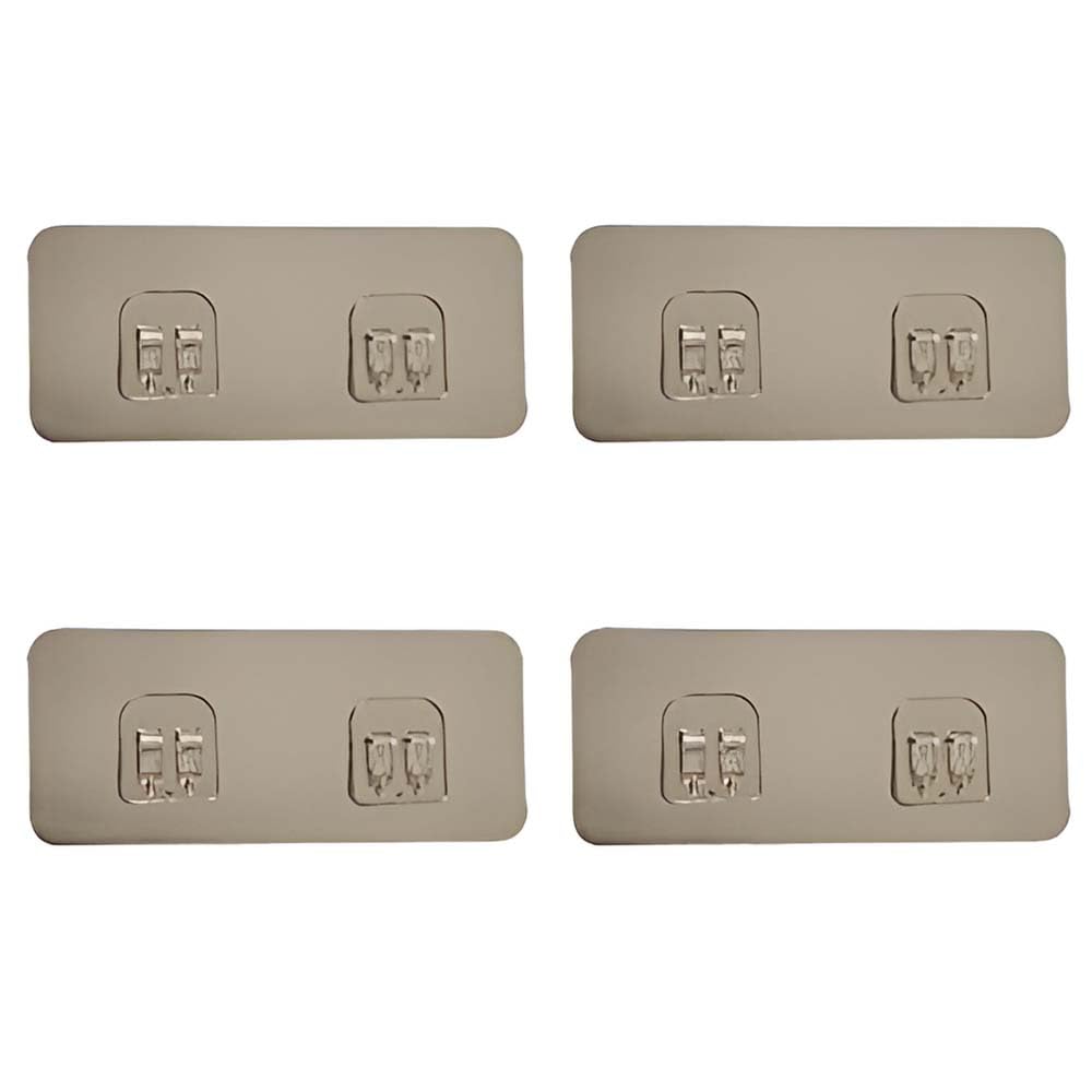 Volo Magic Adhesive Sticker For Bathroom Self Corner Shelves Pack Of 4 Pcs (Size- 6X13.5 Cm) - Ceramic, Multicolor (B08WRHDFMD) Amazon Price History, Amazon Price Tracker