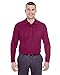 UltraClub Adult Long-Sleeve Whisper Pique Polo